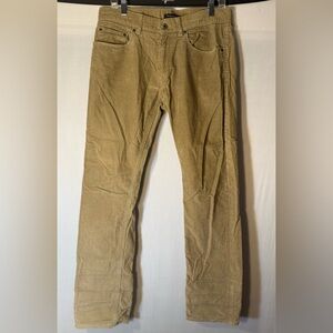 Banana Republic Men's Olive Corduroy Pants